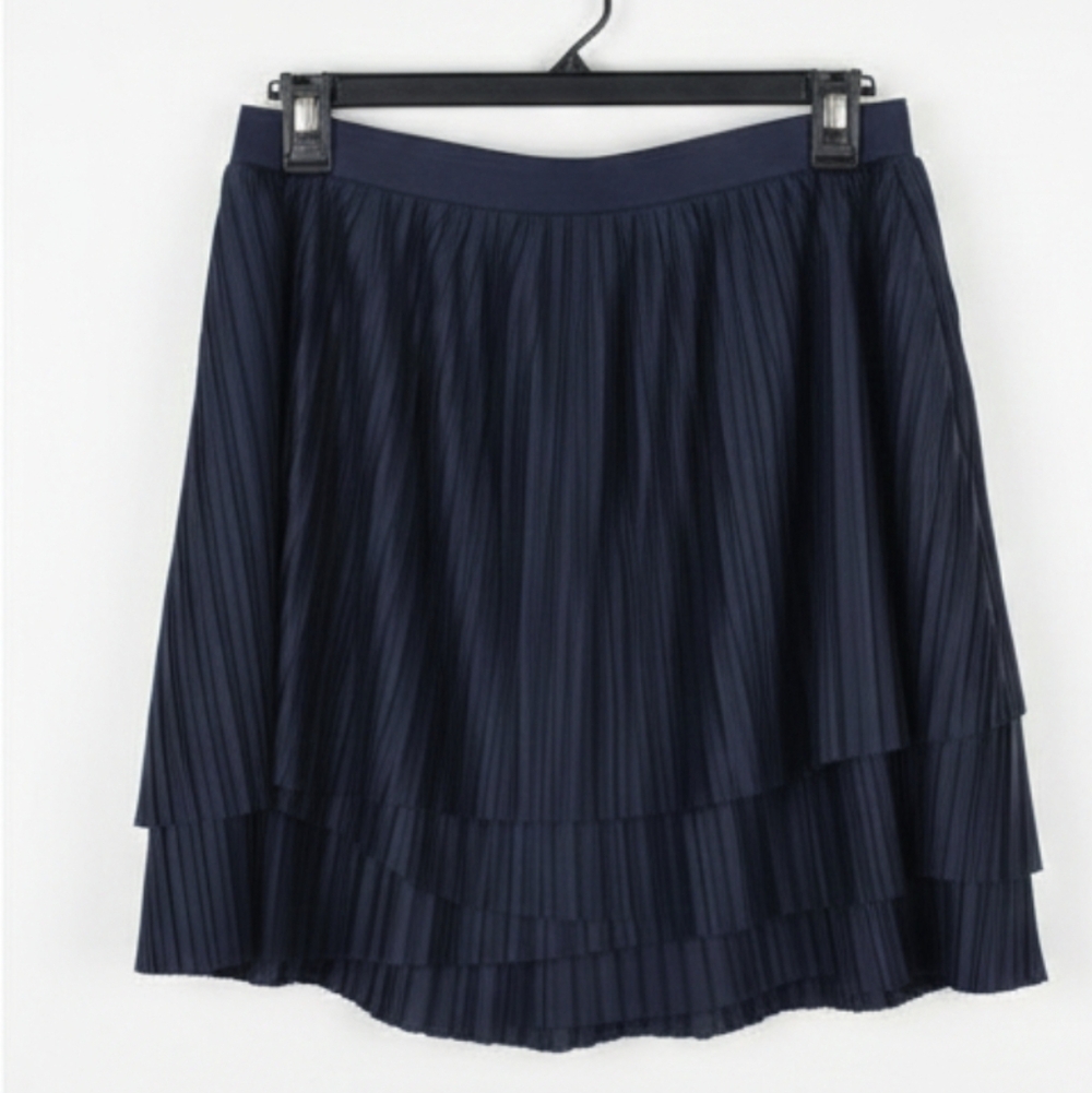 Navy Blue Banana Republic Layered Women's Skirt
